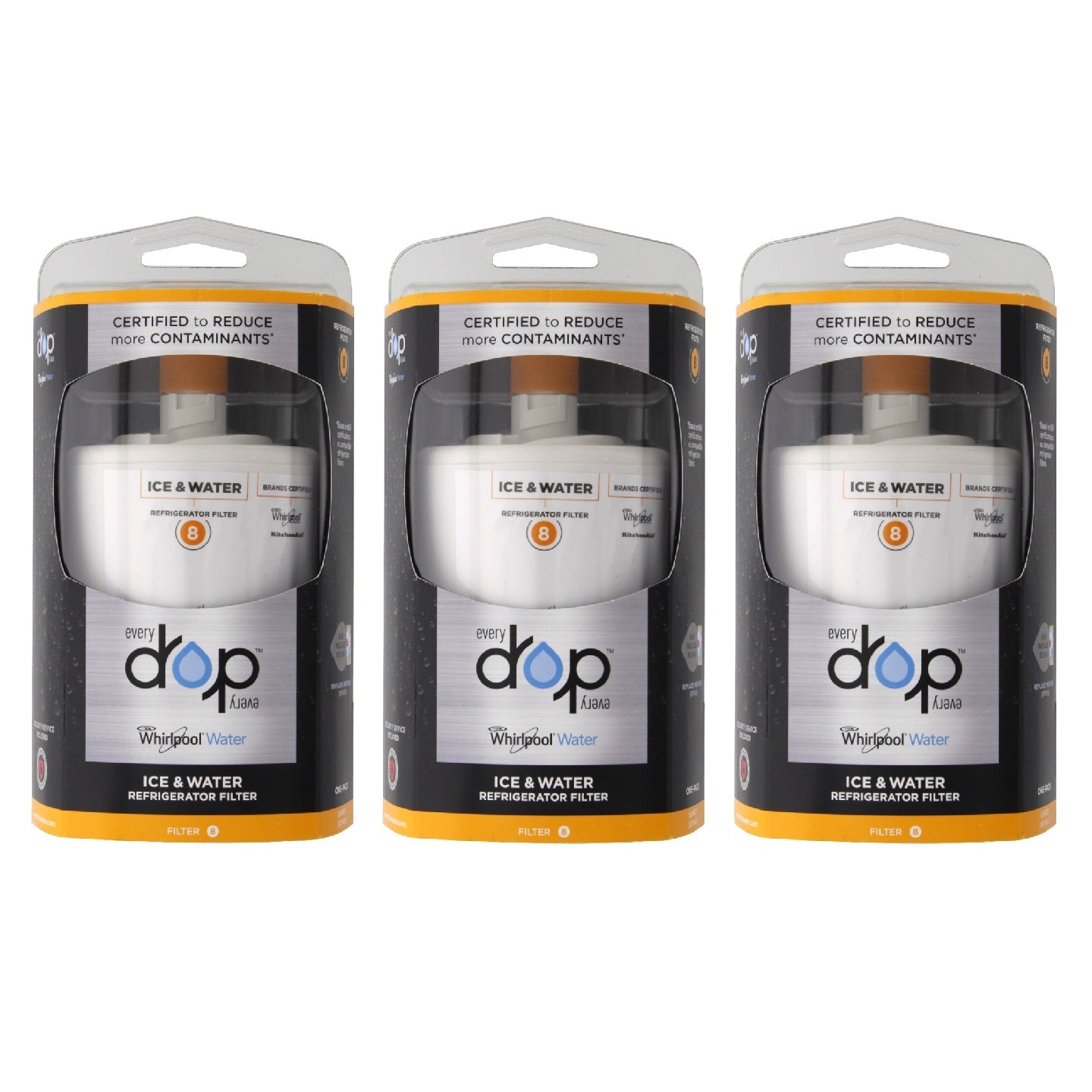 Whirlpool 8171413 is now EveryDrop EDR8D1 (Filter 8) Ice and Water Refrigerator Filter