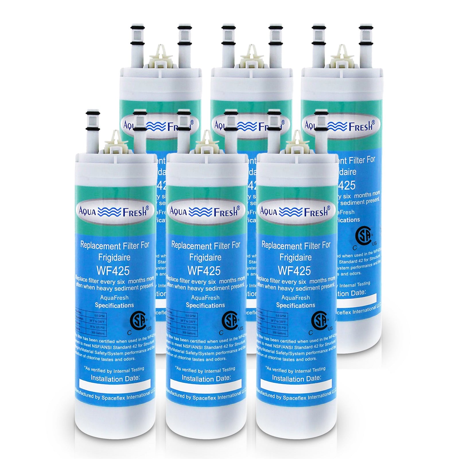 WF3CB Comparable Aqua-Fresh WF425 Refrigerator Water Filter