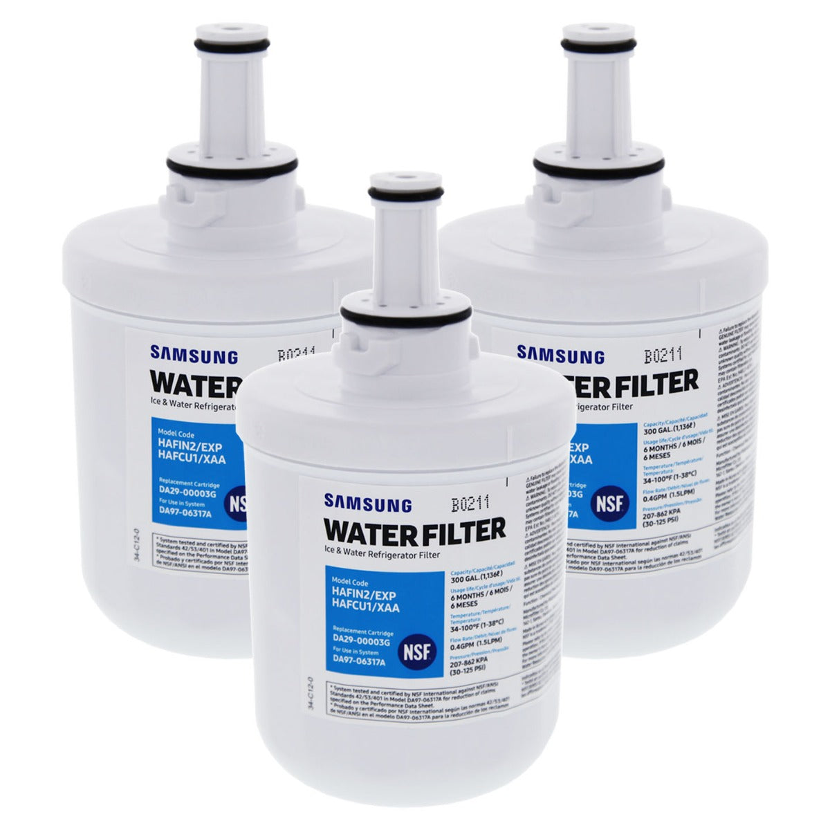 DA29-00003G Samsung Refrigerator Water Filter