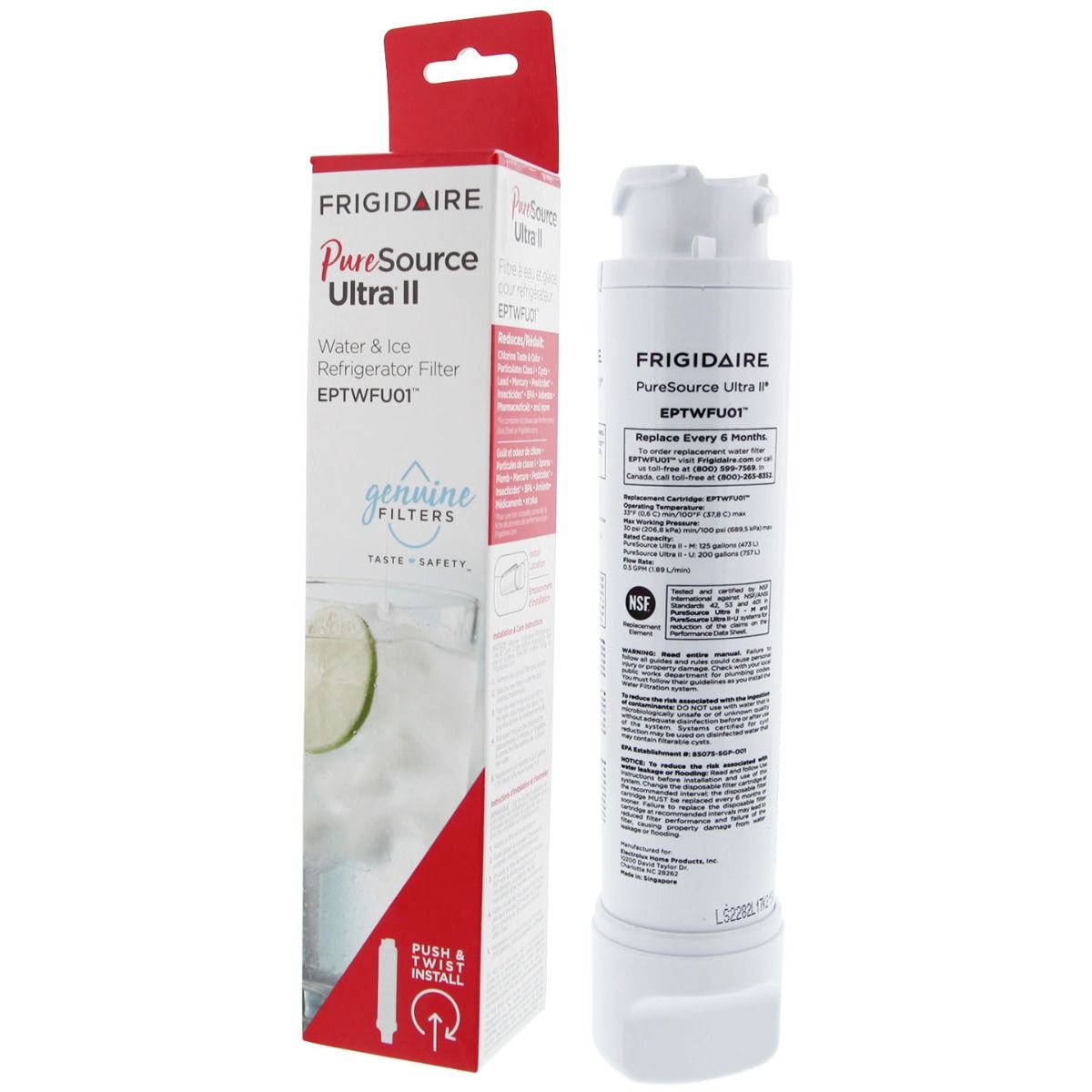 Frigidaire EPTWFU01 Refrigerator Water Filter