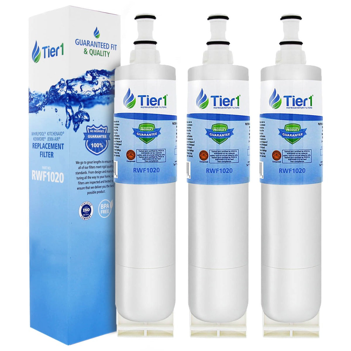 4396508/4396510 Whirlpool Comparable Refrigerator Water Filter Replacement By Tier1