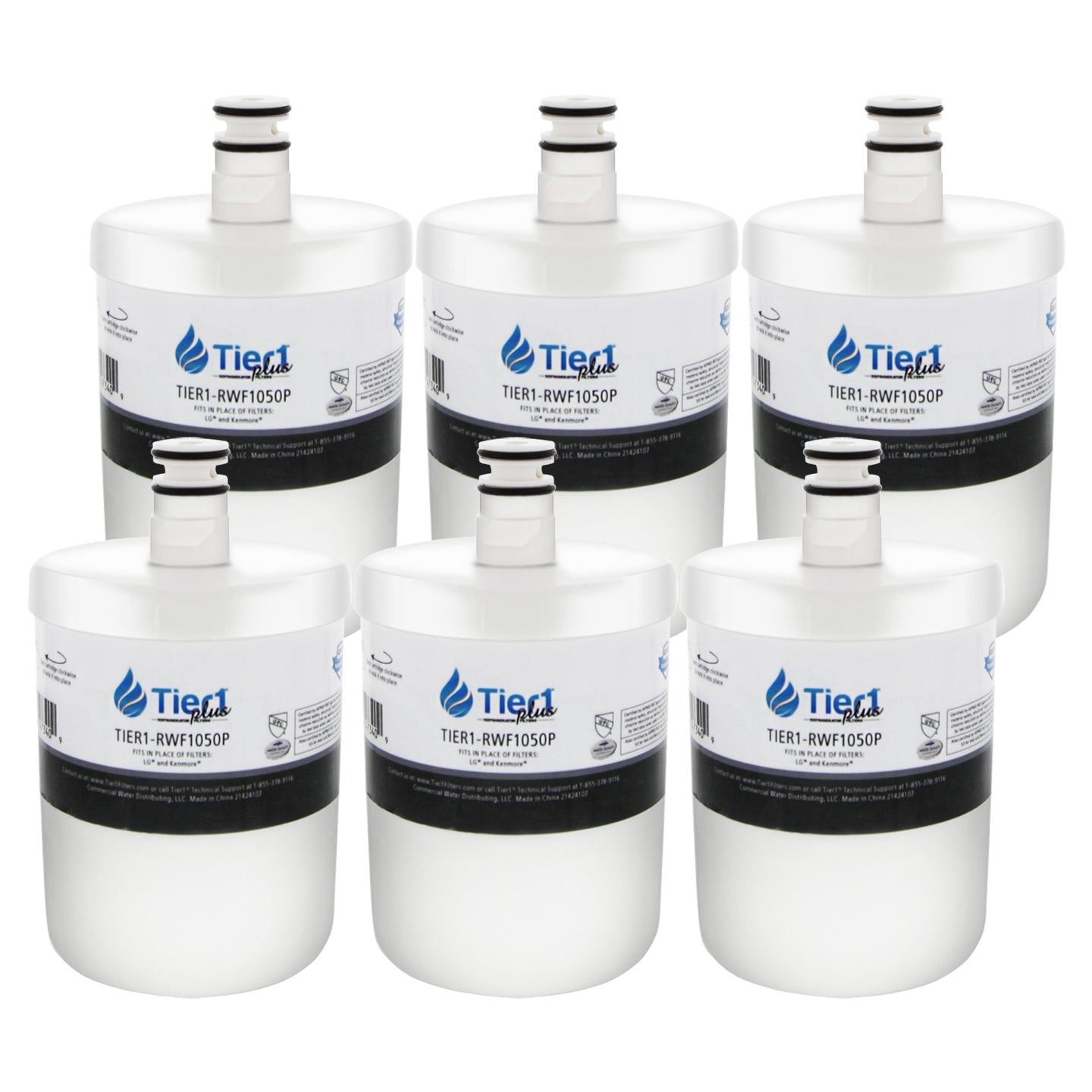 5231JA2002A / LT500P LG Comparable Lead and Mercury Reducing Refrigerator Water Filter By Tier1 Plus