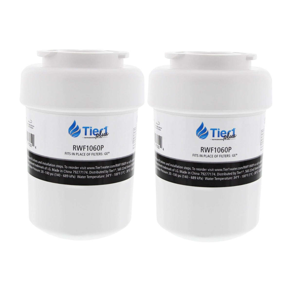 MWFP GE Comparable Lead and Mercury Reducing Refrigerator Water Filter By Tier1 Plus