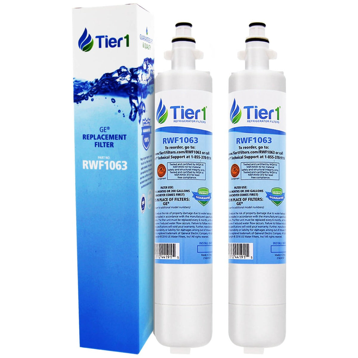 GE RPWF Comparable Refrigerator Water Filter Replacement By Tier1