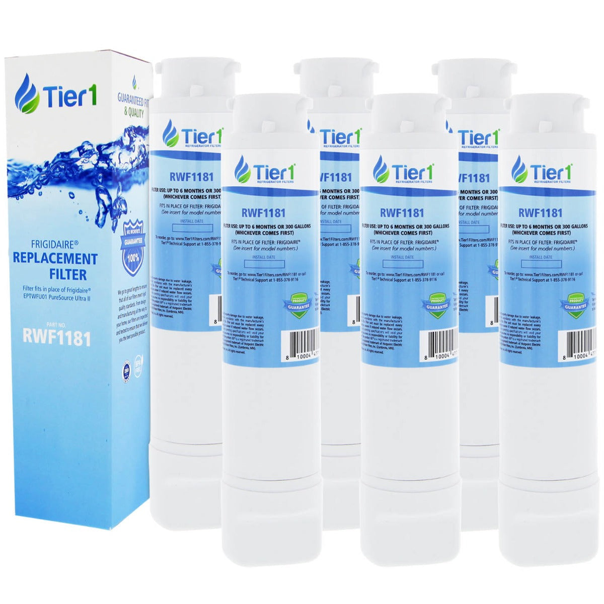 Frigidaire EPTWFU01 PureSource Ultra II Refrigerator Water Filter Comparable by Tier1