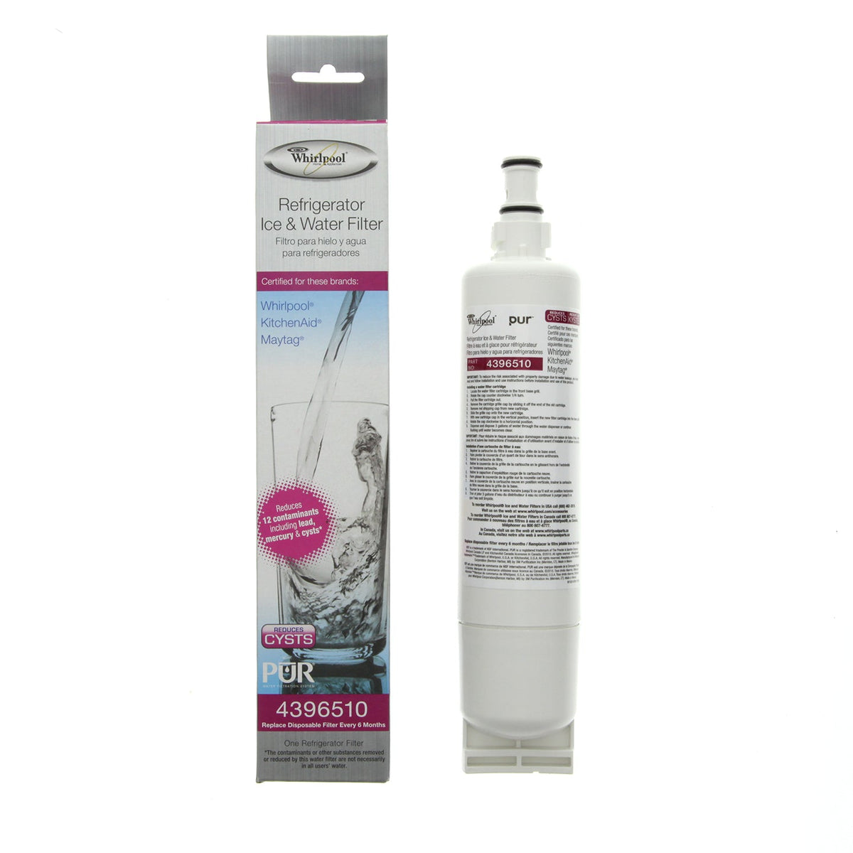 4396510 Whirlpool Refrigerator Water Filter