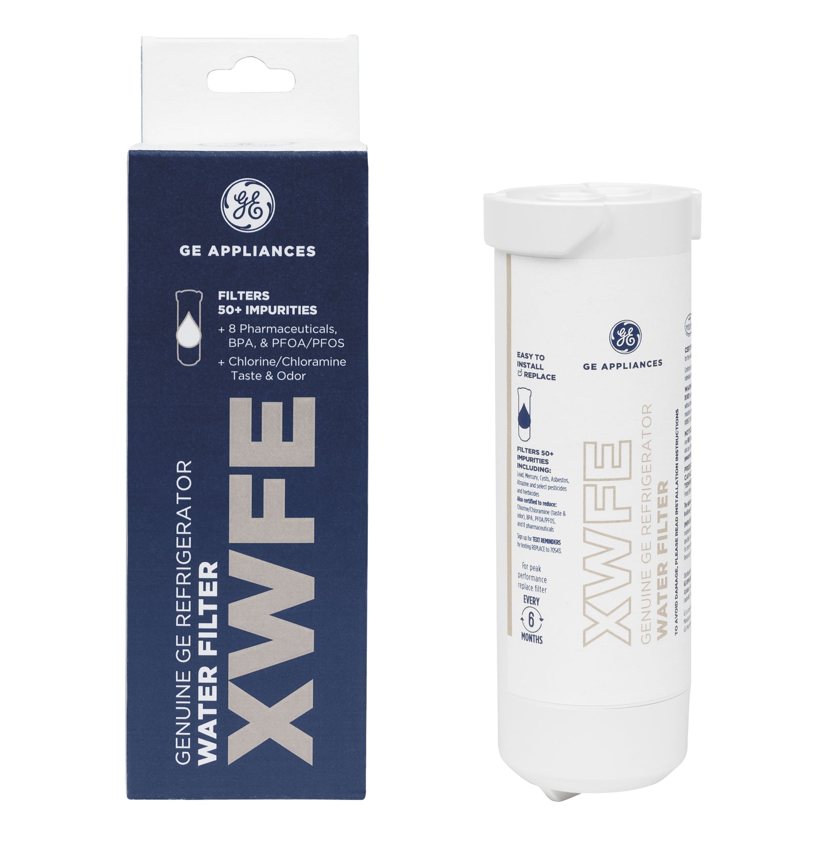 XWFE Genuine GE Refrigerator Water Filter