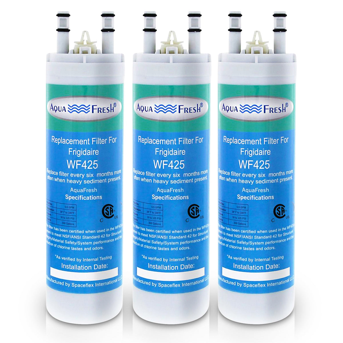 WF3CB Comparable Aqua-Fresh WF425 Refrigerator Water Filter