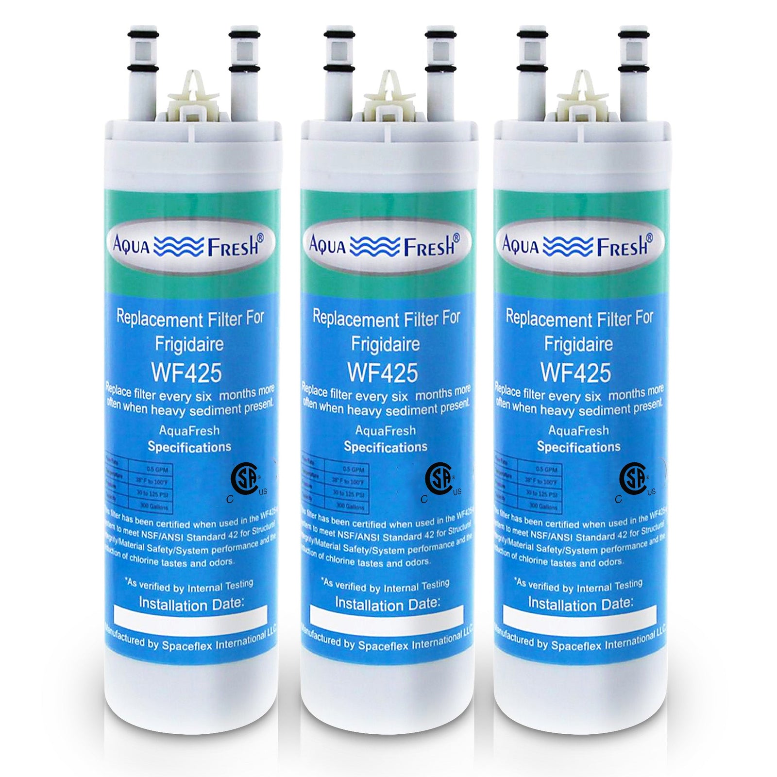 WF3CB Comparable Aqua-Fresh WF425 Refrigerator Water Filter