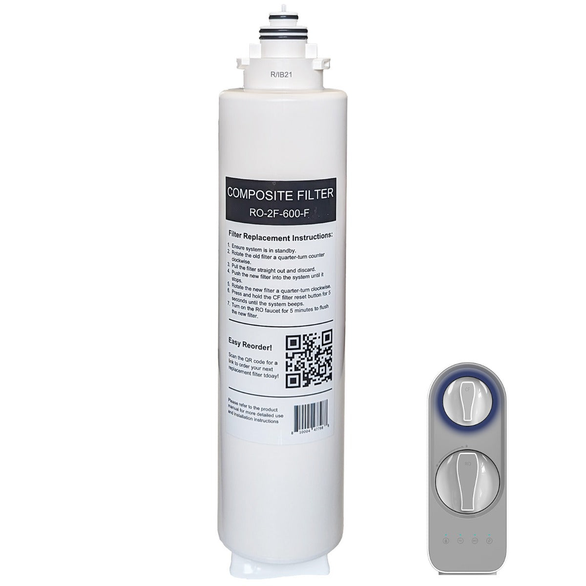 Replacement Composite Prefilter for USWF RO-2F-600 tankless Reverse Osmosis System - DiscountFilterStore.com