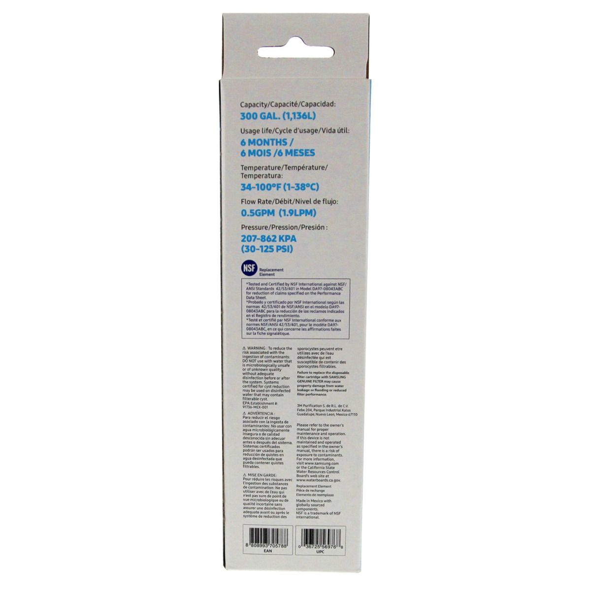 DA29-00020B Samsung Aqua-Pure Plus Refrigerator Water Filter
