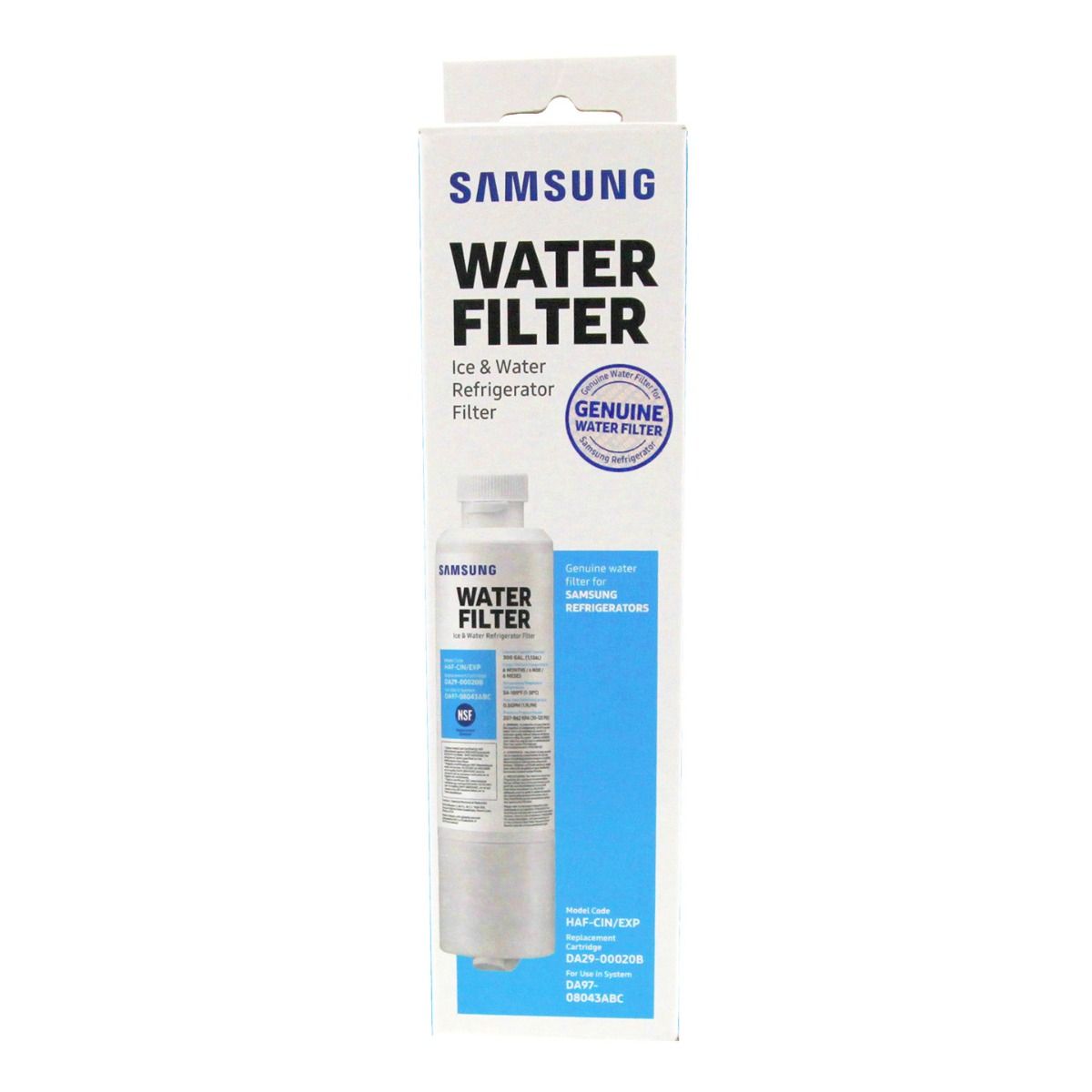 DA29-00020B Samsung Aqua-Pure Plus Refrigerator Water Filter