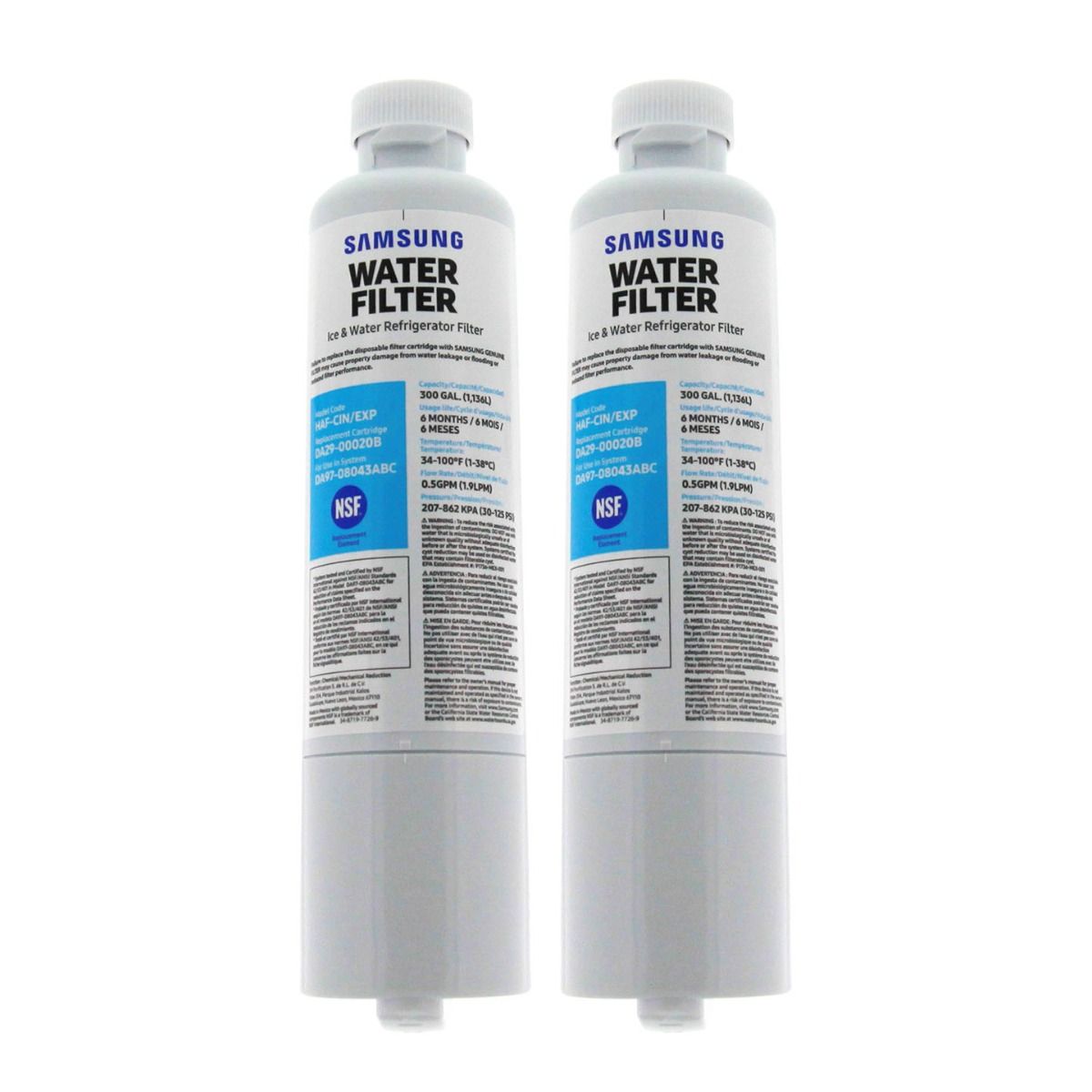 DA29-00020B Samsung Aqua-Pure Plus Refrigerator Water Filter