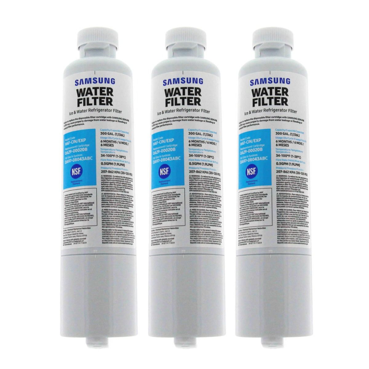 DA29-00020B Samsung Aqua-Pure Plus Refrigerator Water Filter