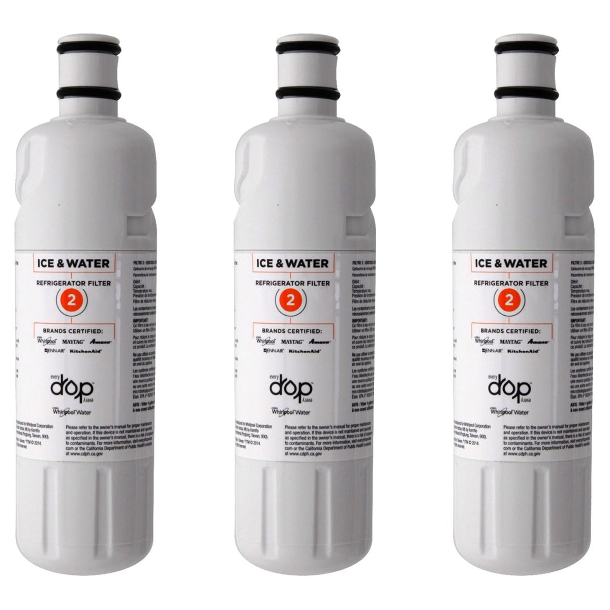 Whirlpool W10413645A | EveryDrop EDR2RXD1 (Filter 2) Fridge Filter