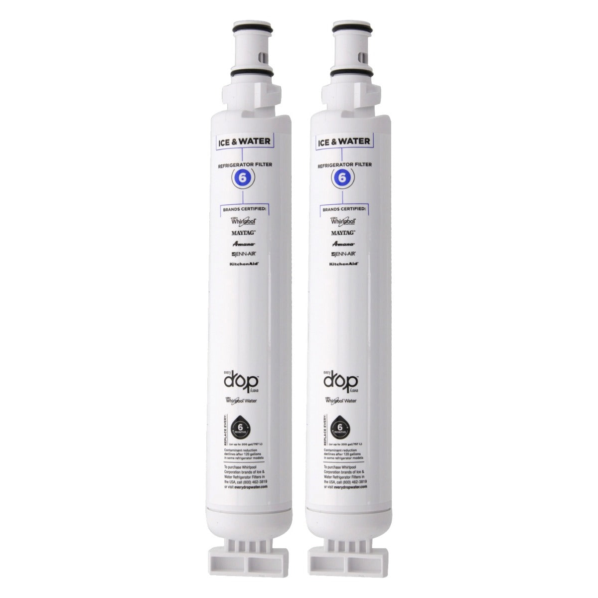 Whirlpool 4396701 is now EveryDrop EDR6D1 (Filter 6) Ice and Water Refrigerator Filter