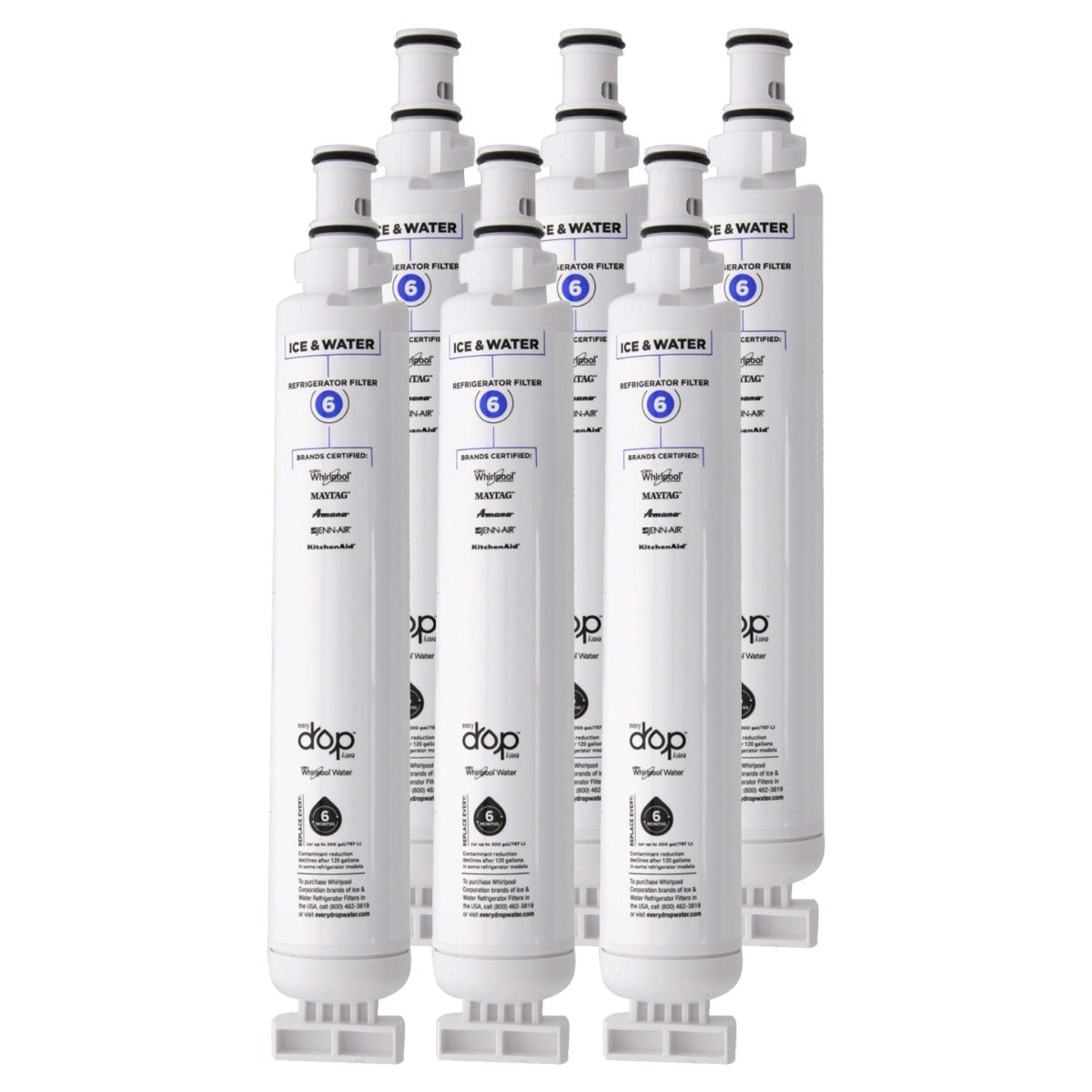 Whirlpool 4396701 is now EveryDrop EDR6D1 (Filter 6) Ice and Water Refrigerator Filter
