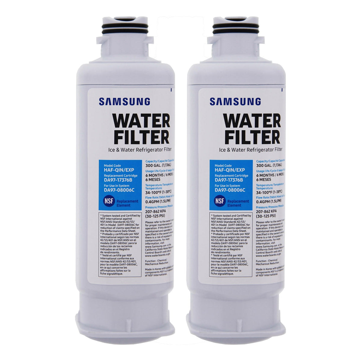 DA97-17376B/HAF-QIN Samsung Refrigerator Water Filter