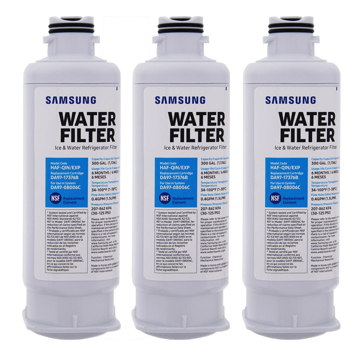 DA97-17376B/HAF-QIN Samsung Refrigerator Water Filter
