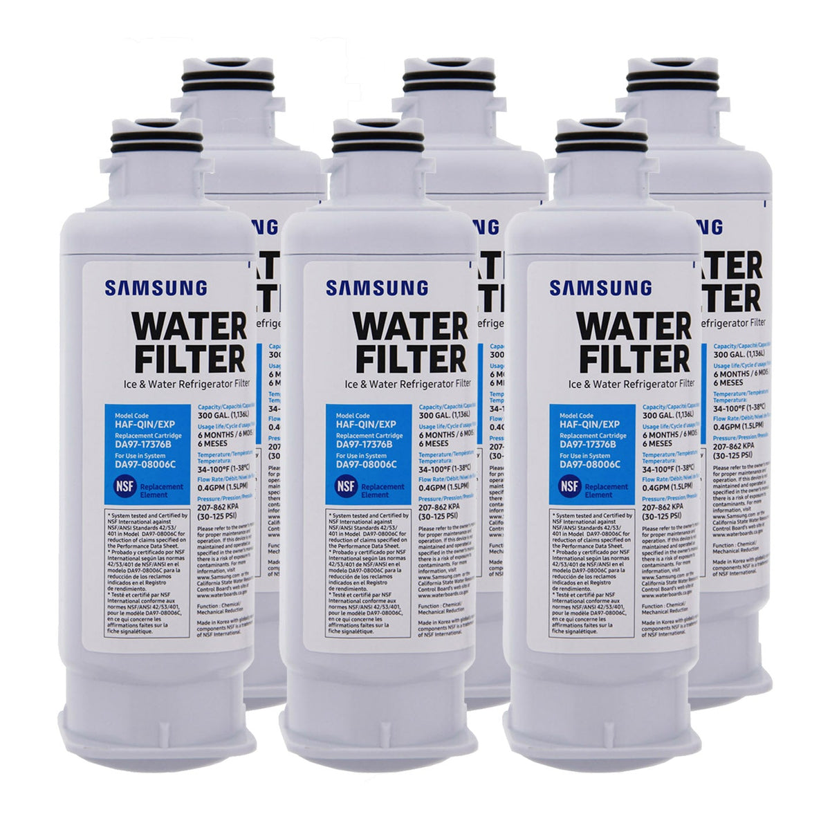DA97-17376B/HAF-QIN Samsung Refrigerator Water Filter