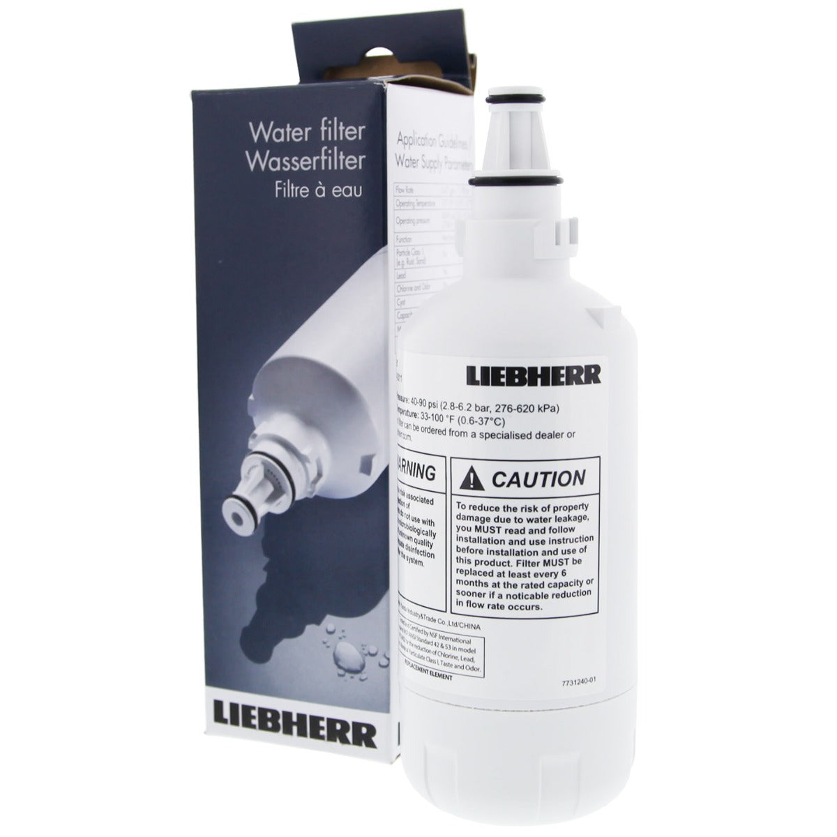 7440000 / 7440002 / 7440011 Liebherr Refrigerator Water Filter