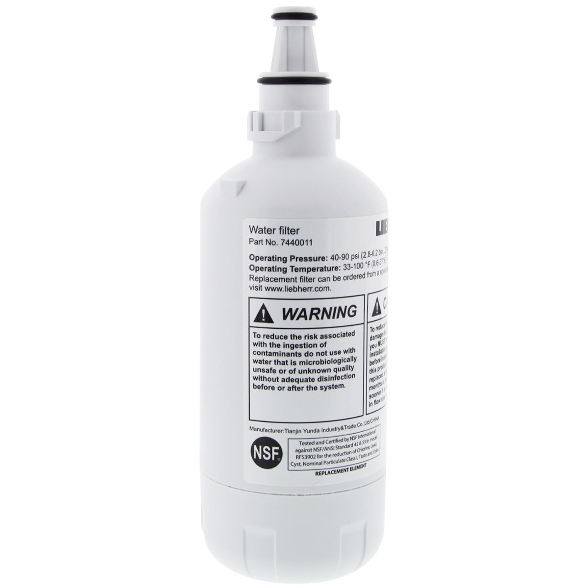 7440000 / 7440002 / 7440011 Liebherr Refrigerator Water Filter