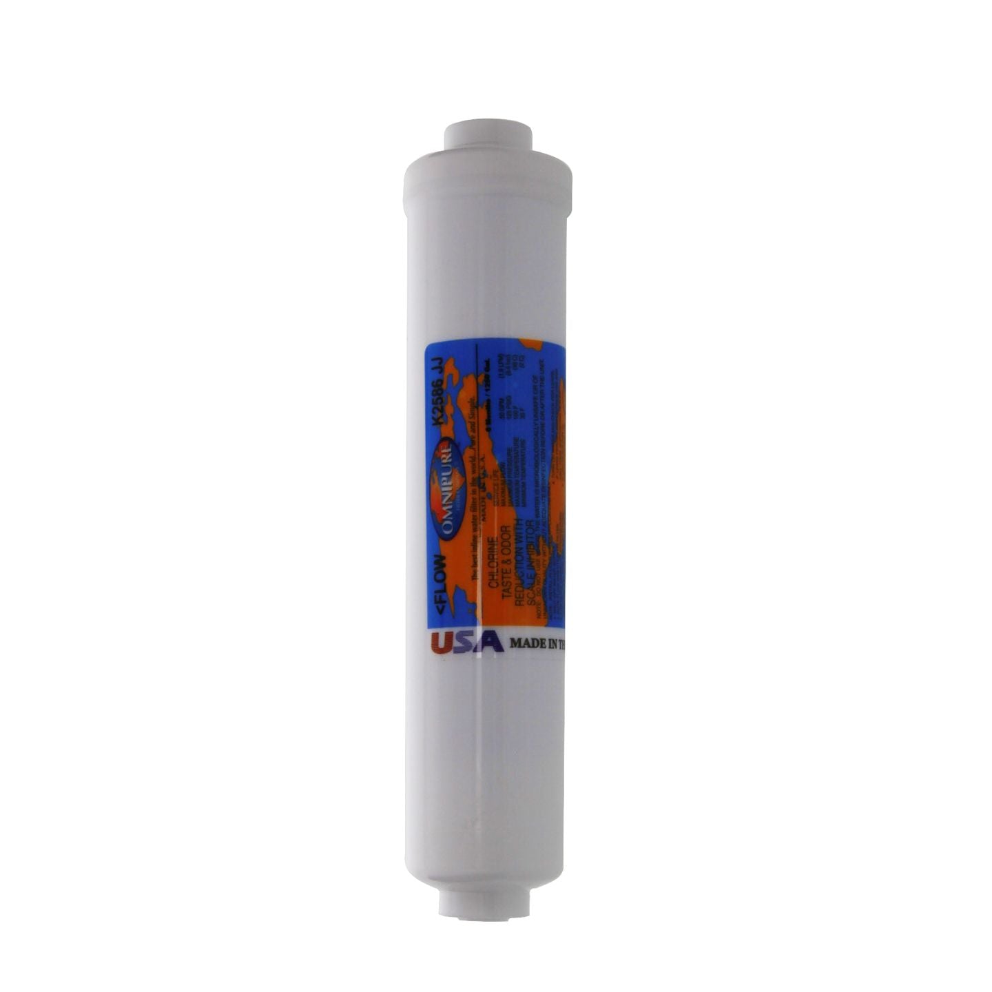 K2586-JJ GAC Omnipure Inline Water Filter - FridgeFilters.com