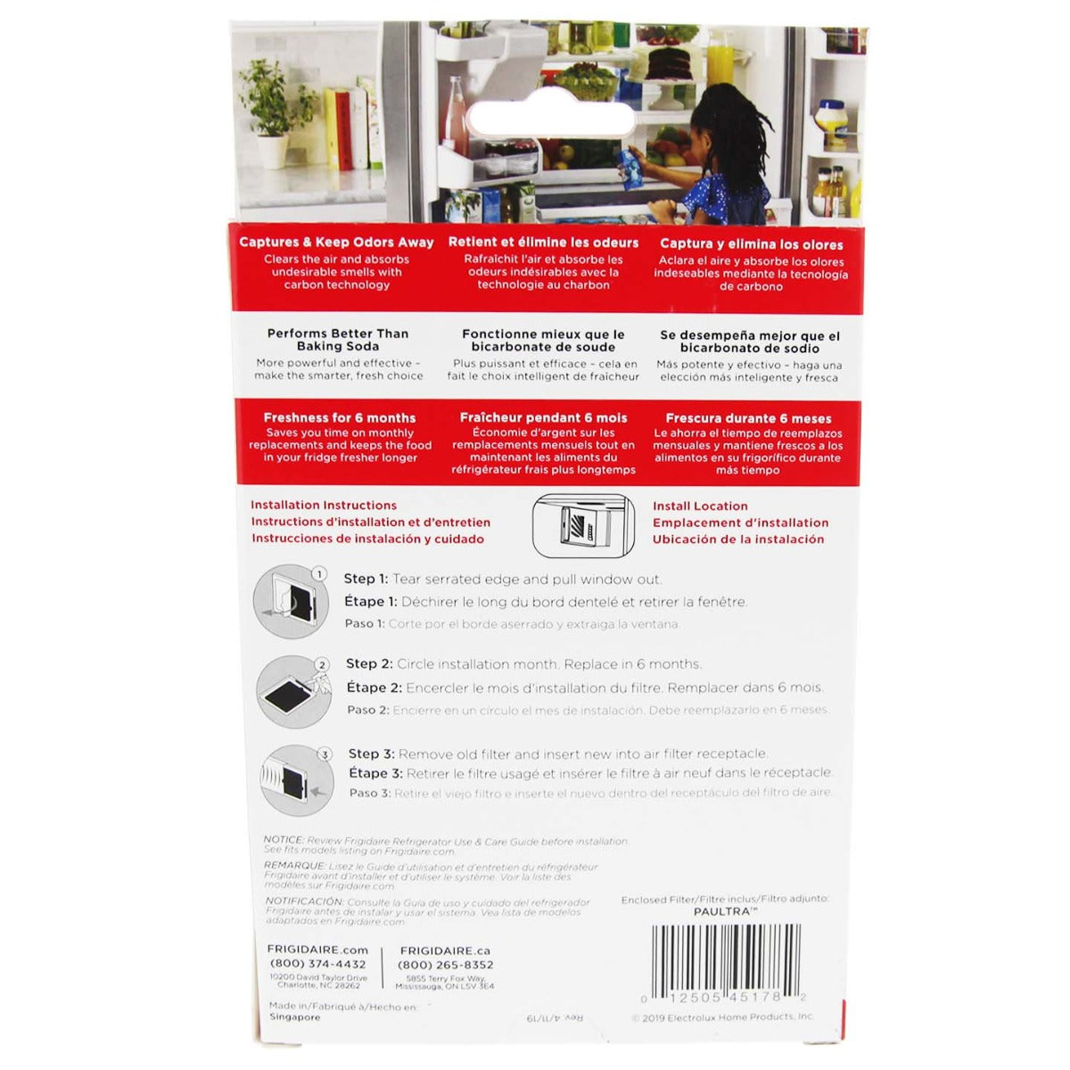 ULTRAWF Frigidaire PureSource Refrigerator Water Filter with PAULTRA Air Filter Combo