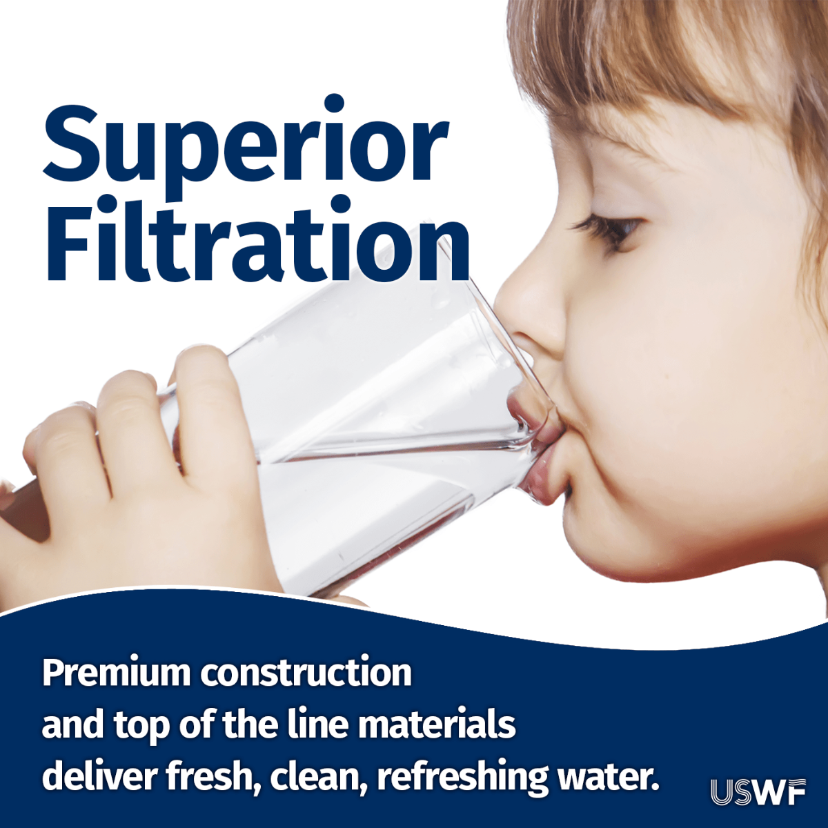 Replacement filter set for USWF RO-2F-600 tankless Reverse Osmosis System - DiscountFilterStore.com