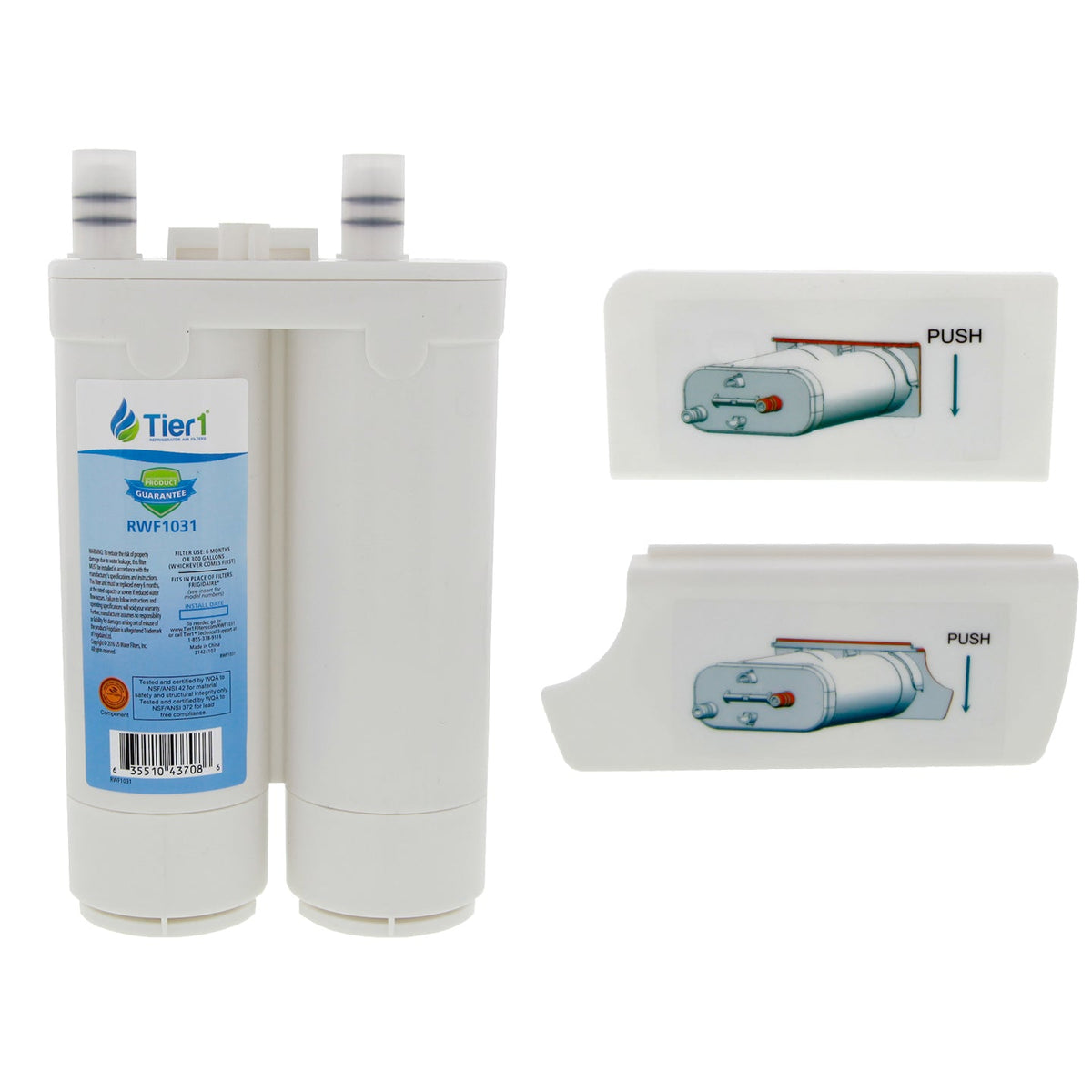 WF2CB Frigidaire PureSource2 Comparable Refrigerator Water Filter Replacement By Tier1