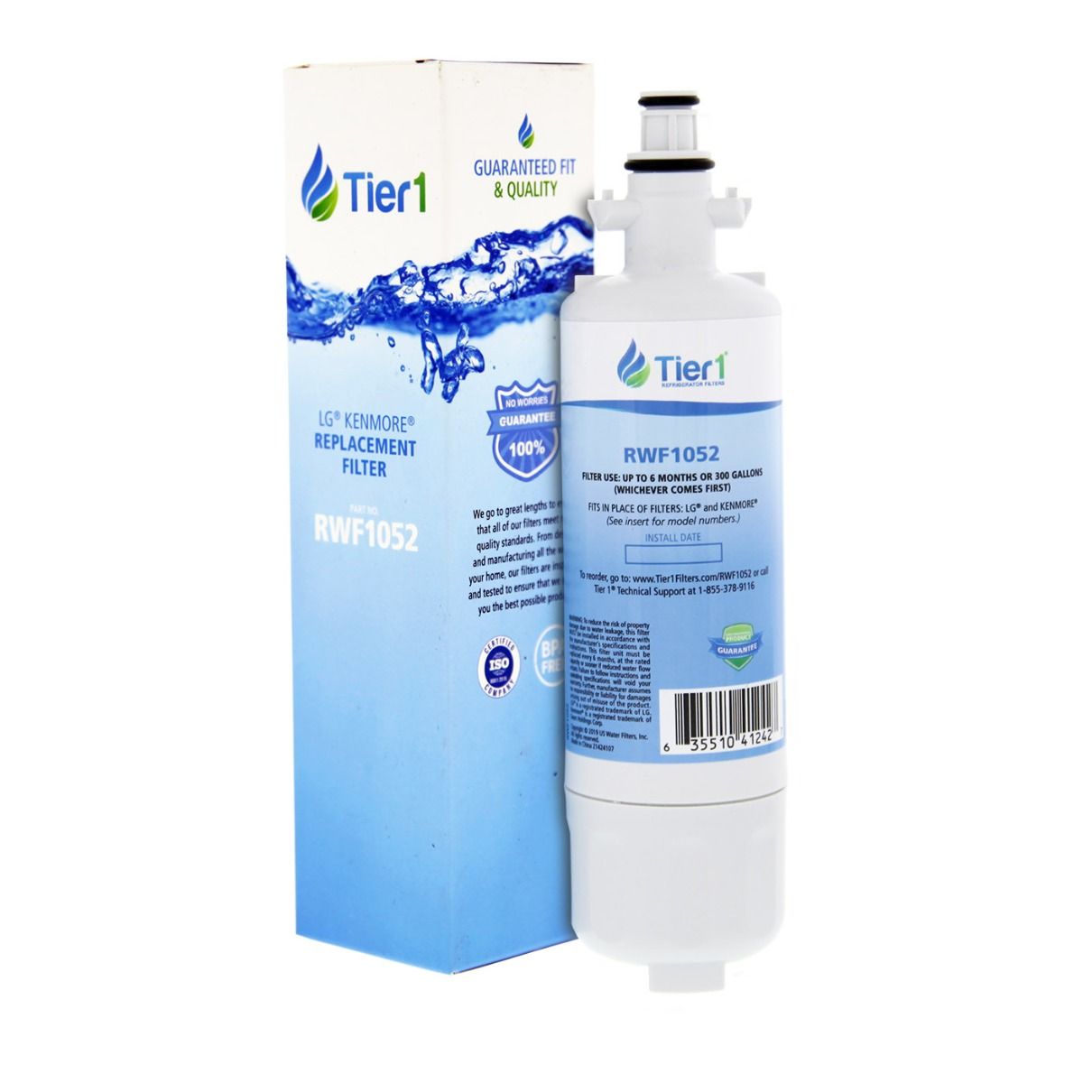 LT700P LG Comparable Refrigerator Water Filter Replacement By Tier1