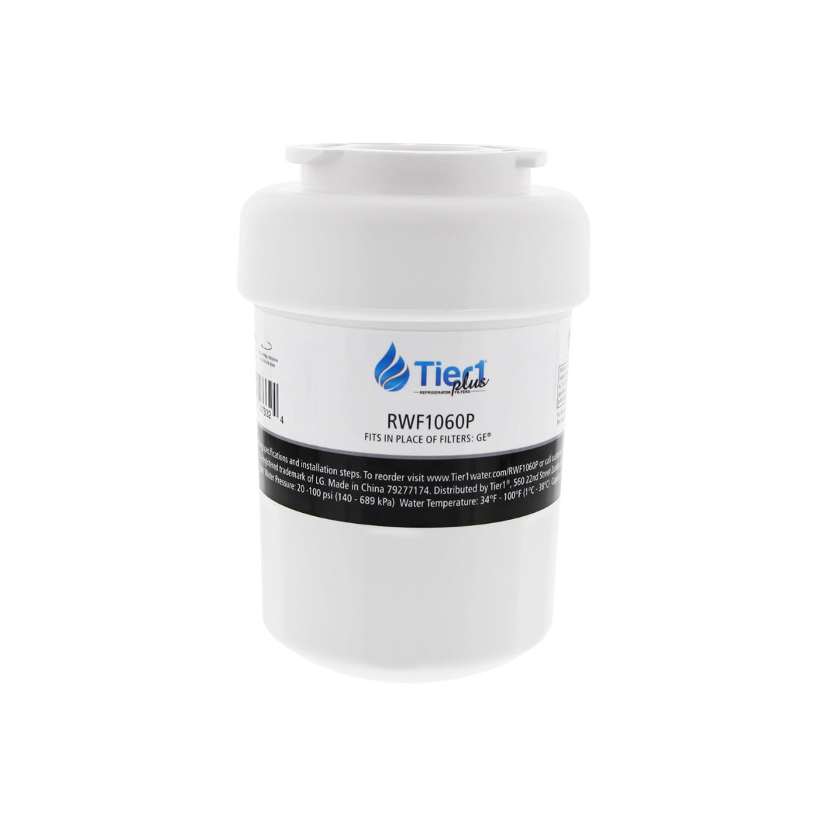 MWFP GE Comparable Lead and Mercury Reducing Refrigerator Water Filter By Tier1 Plus