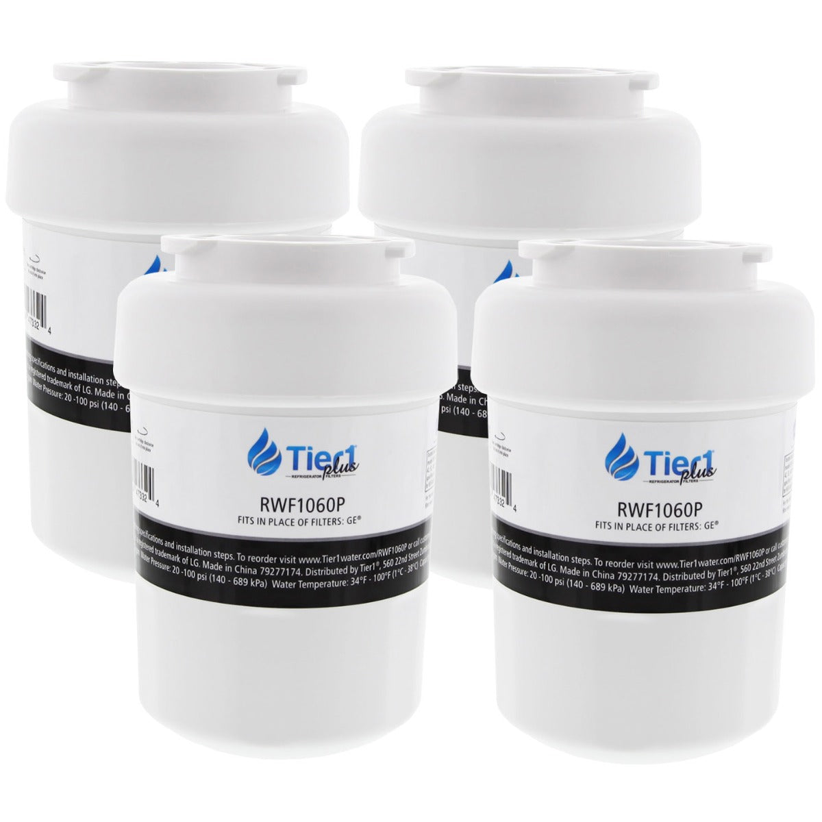 MWFP GE Comparable Lead and Mercury Reducing Refrigerator Water Filter By Tier1 Plus