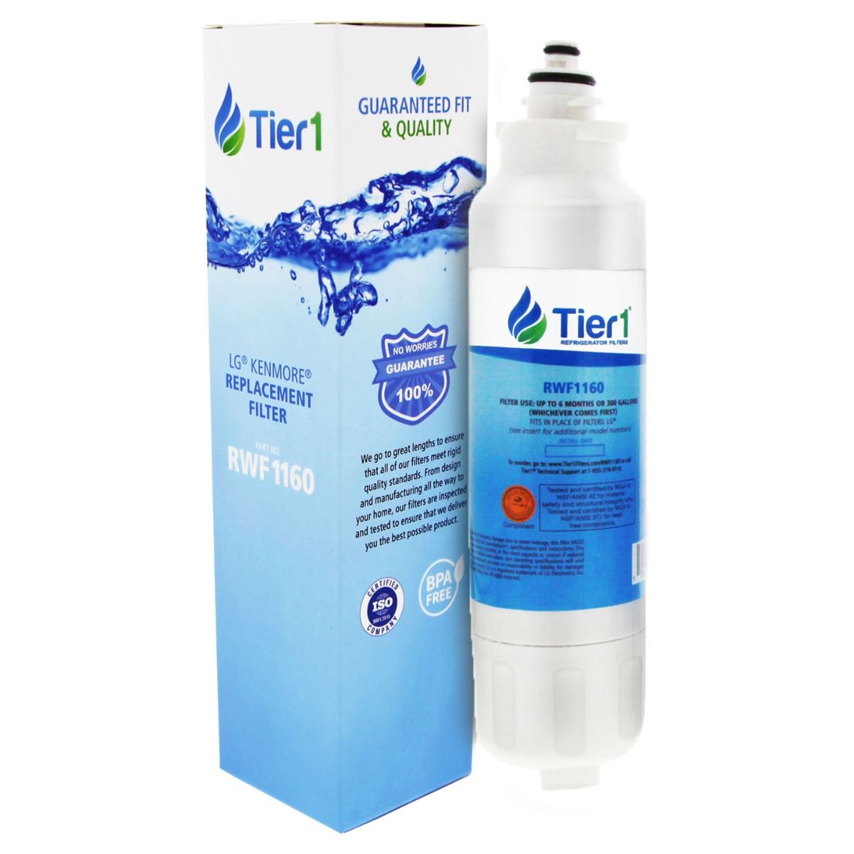 LT800P LG Comparable Refrigerator Water Filter Replacement By Tier1