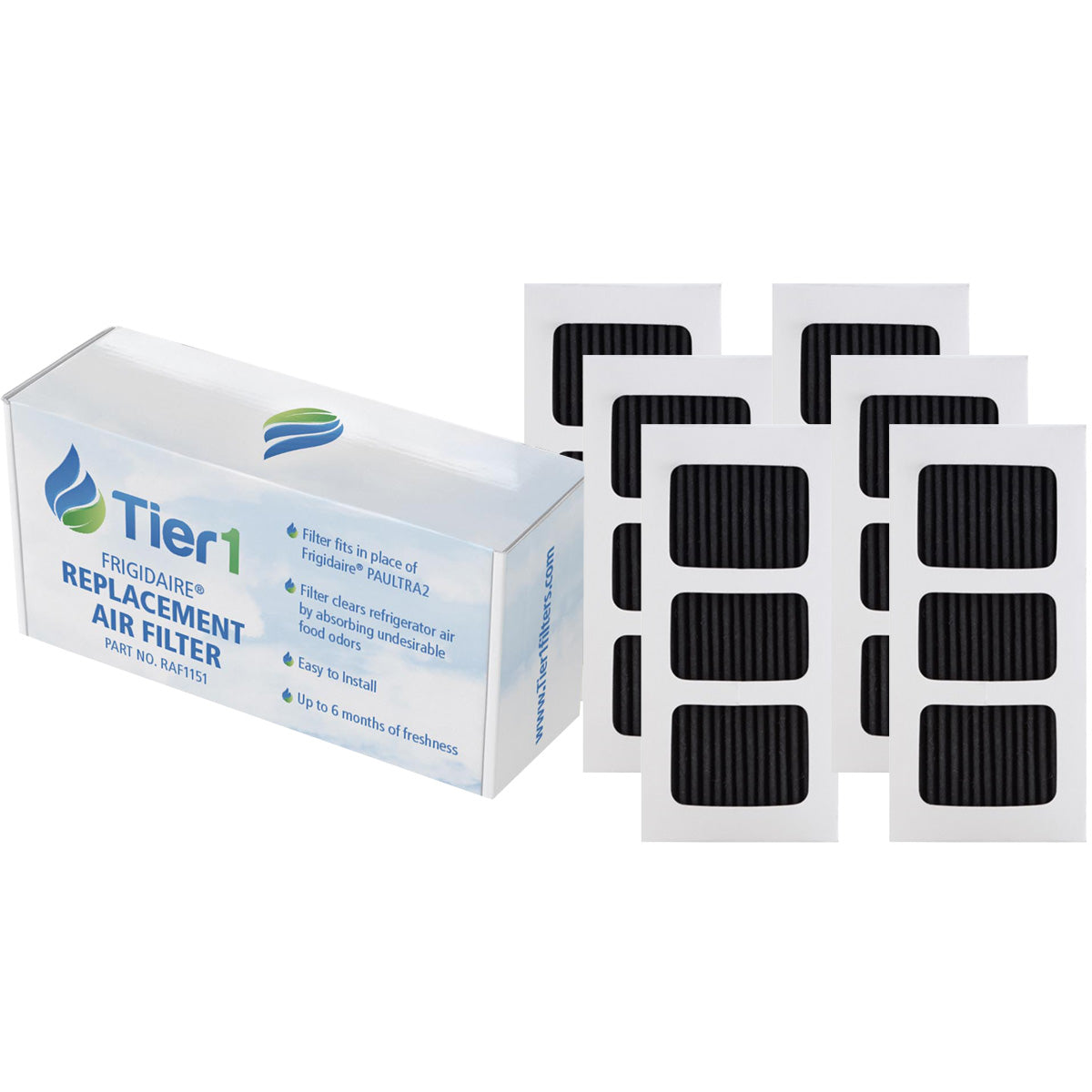 Frigidaire PAULTRA2 Refrigerator Air Filter Comparable by Tier1