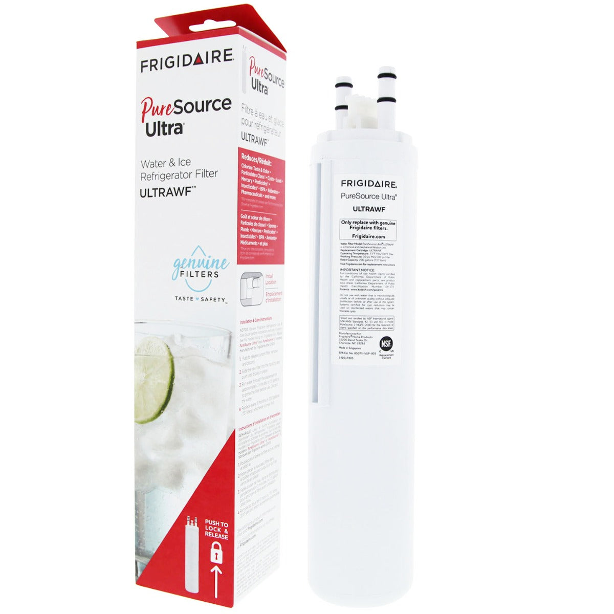 ULTRAWF Frigidaire PureSource Refrigerator Water Filter with PAULTRA Air Filter Combo