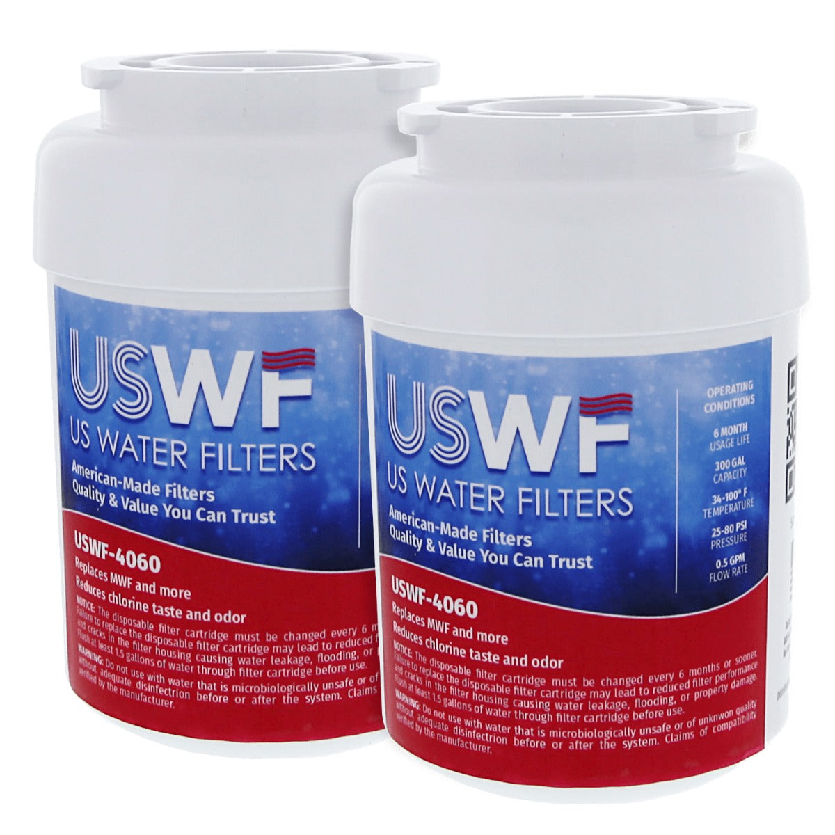 MWF GE SmartWater Refrigerator Water Filter Replacement by USWF